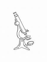 Microscope coloring Pages sketch template