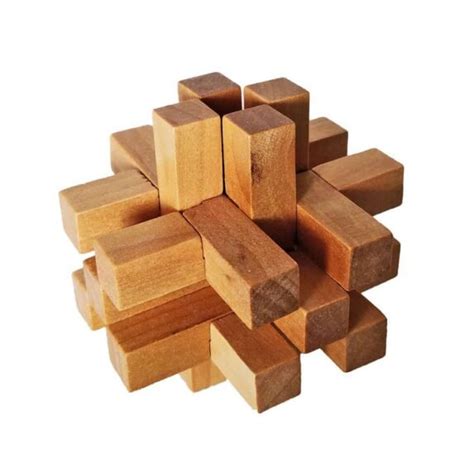 Wooden Brain Teasers For Adults And Kids 1 - Logic Games Gift Puzzle ...