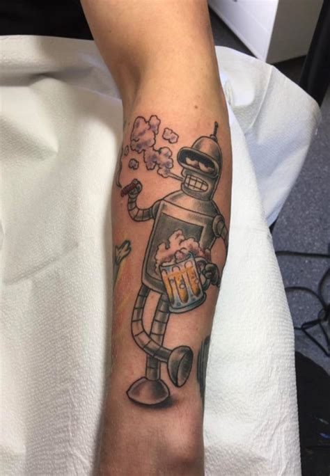 Bender from Futurama by Steve! #920tattoo #920tattooco ...