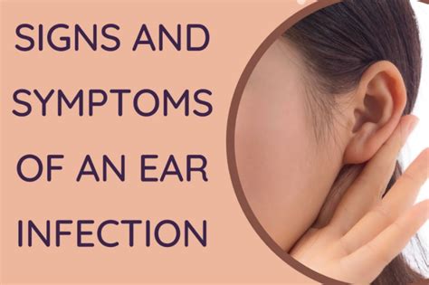 Signs and Symptoms of an Ear Infection