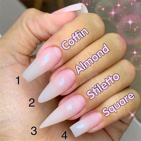 Different Nail Acrylic Shapes | skillzivhobby