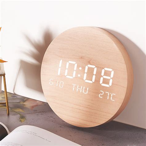 Wooden Aura LED Wall Clock | Premium Materials | Best Gift Choice