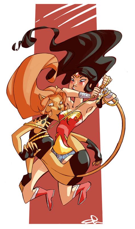 WonderWoman vs Cheetah by batlesbo on DeviantArt