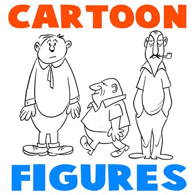 How to Draw Cartoon Figures & Bodies in Easy Steps – How to Draw Step ...