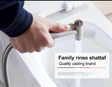 Family rinse shattaf | Bidet sprayer, Bidet, Stainless steel bathroom