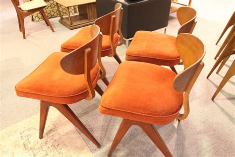 Set of 4 Vintage Mid Century Modern Chairs | Mid century modern chair ...