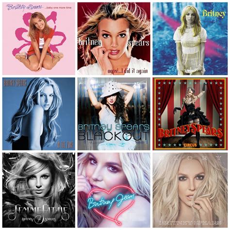 My ideal cover art for each of Britney’s 9 albums. : r/BritneySpears