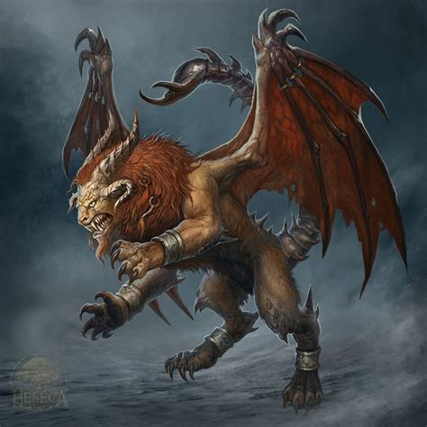 Manticore by CG-Warrior.deviantart.com on @DeviantArt | Manticore ...