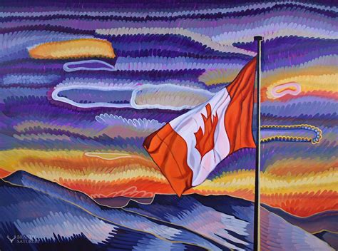 Canadian Flag Art paintings - The Art of Brandy Saturley