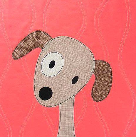 a close up of a dog's face on a pink background with wavy lines