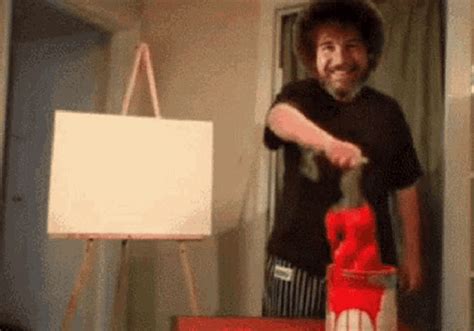 Painting Gif Painting Bobross Love Discover Share Gif - vrogue.co