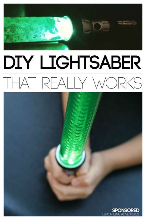 DIY Lightsaber that Really Works | Diy lightsaber, Diy for kids, Crafts for boys