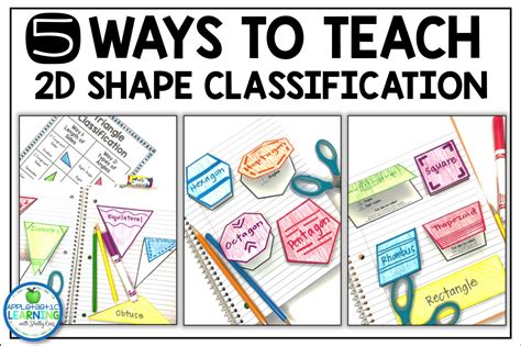 5 Ways to Teach 2D Shape Classification - Appletastic Learning