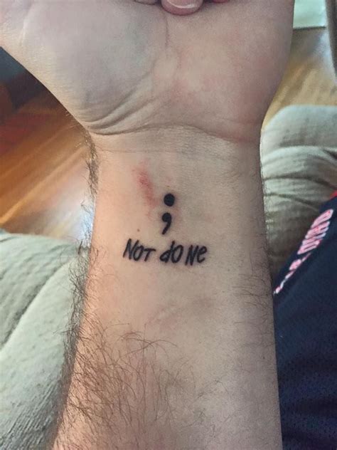 Semicolon tattoos used as tools for suicide prevention | News ...