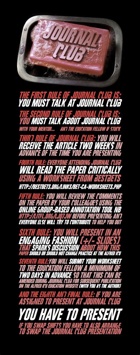 Welcome to JOURNAL CLUB! - INTENSIVE