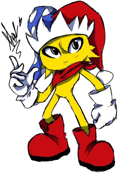 Spark the Electric Jester by Gaiamuth | Jester, Hedgehog art, Art