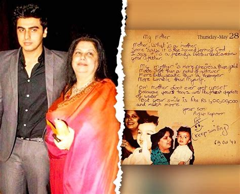 Arjun Kapoor Shares Handwritten Poem for Late Mother Mona Shourie Kapoor