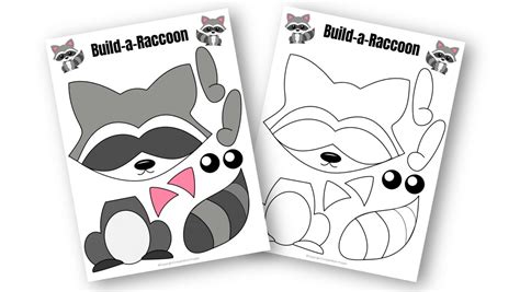 Free Printable Forest Raccoon Craft for Kids - Simple Mom Project