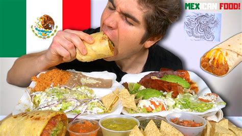 AMAZING AUTHENTIC MEXICAN FOOD FEAST • Breakfast Burrito, Enchiladas, Cheese Crust Tacos ...