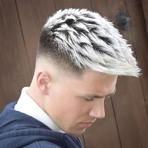 Ice highlights #differentmenshairstyles | Men hair color, Hair styles, White hair men