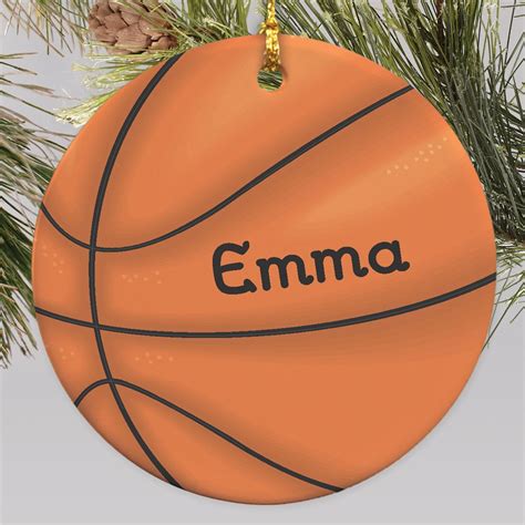 Basketball Personalized Ornament | Ceramic| GiftsForYouNow