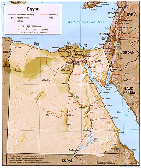 ägypten Reiseziele Karte - goudenelftal