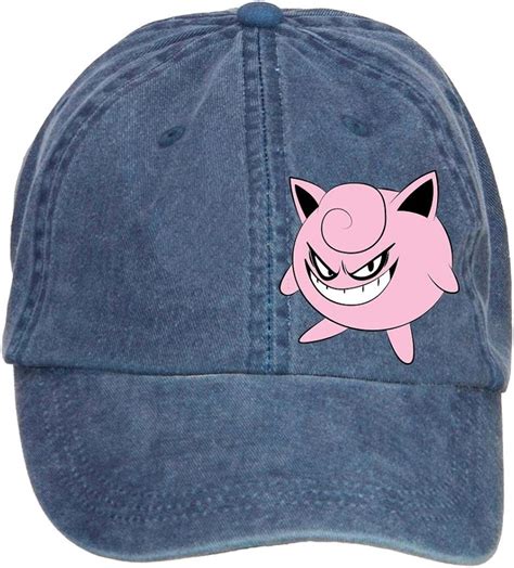 Amazon.com: Jidlg Custom Washed Mens Cotton Evil jigglypuff Adjustable ...