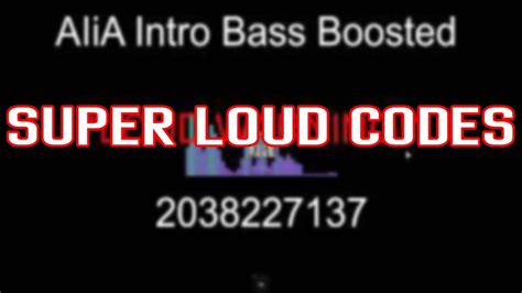 [EXTREMELY LOUD] SUPER LOUD ROBLOX SONG CODES (October 2020) - YouTube