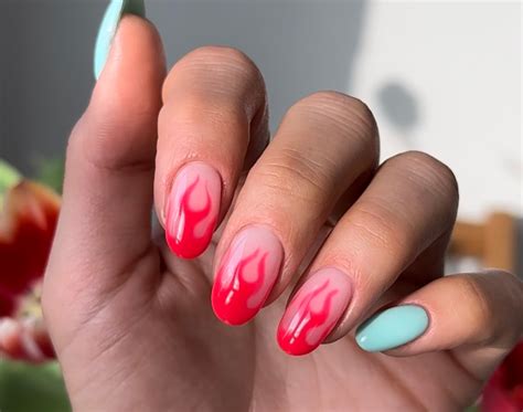 How To Make Flame Nail Art? - Nail Art Blog - Pink Gellac