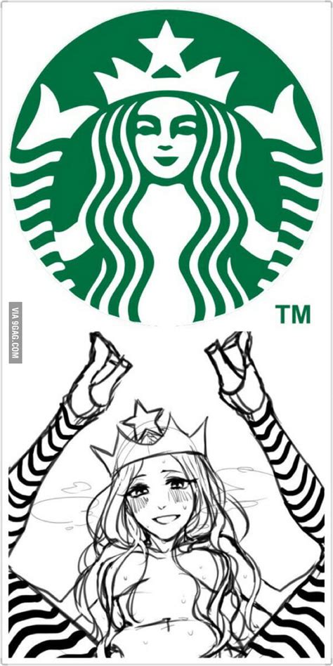 The true meaning of the Starbucks logo - 9GAG