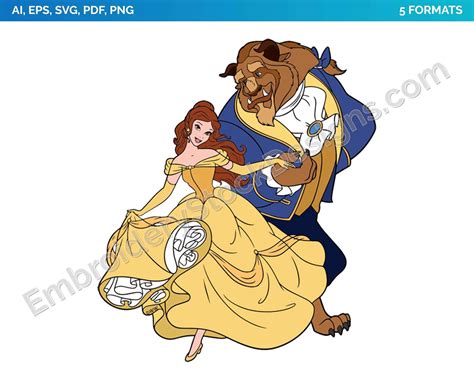 Pin on Disney Movies Embroidery - Aladdin, Belle & more