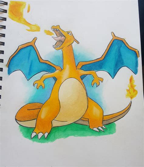 My charizard drawing : r/pokemon