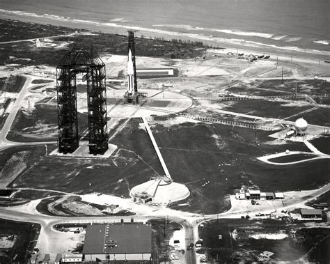 AERIAL VIEW OF LAUNCH COMPLEX 34 AT CAPE CANAVERAL - 8X10 NASA PHOTO ...