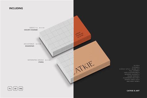 Business Card Mockup Vol 2 - Design Cuts