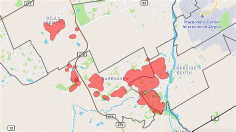 Downed lines knock out power to thousands in Barrhaven, Bells Corners | CTV News