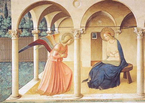 Fra Angelico Annunciation. circa 1440-45. Basilica di San Marco ...