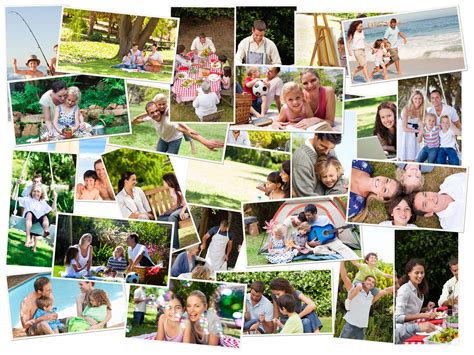 Collage of cute families having fun | Dementia Help