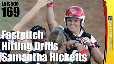 Fastpitch Softball Hitting Drills - Samantha Ricketts - YouTube