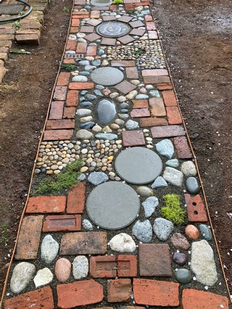 Stone Pathway | Garden makeover, Rock garden design, Backyard landscaping