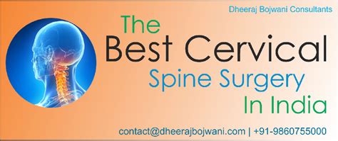 Email us: contact@dheerajbojwani.com Call us: +91-9860755000 #cervicalspinesurgery # ...