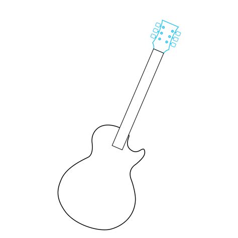 How to Draw An Electric Guitar Step by Step