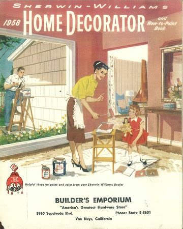 Sherwin-Williams home decorator and how-to-paint book 1958 : Sherwin-Williams Co. : Free ...