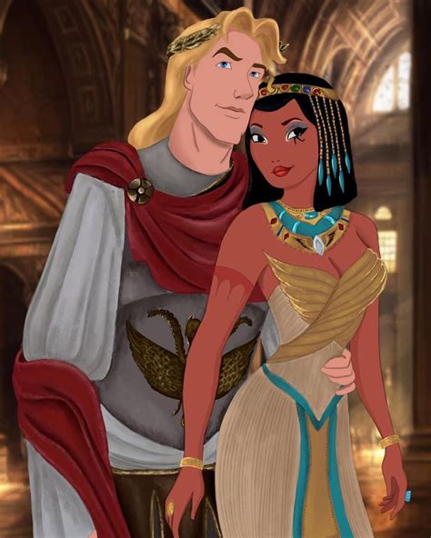 Pocahontas and John Smith as Cleopatra🏺 and Ceasar⚜️#disney#fanart#fanartist#halloween# ...