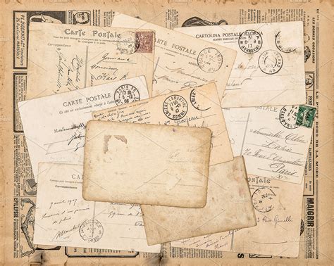 Vintage postcards handwritten letter | High-Quality Arts ...