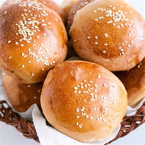 Softest Burger Buns - The Best EVER Hamburger Buns - Veena Azmanov Kitchen