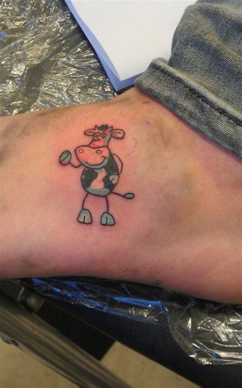 cow-tattoo-3.jpg (313×502) | Cow tattoo, Tattoos, Bull tattoos