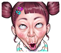 คอลเลกชันของหน้าตลก - ครีเอเทอร์สติกเกอร์ | Funny face drawings, Funny ...