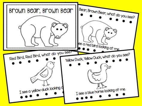 Brown Bear, Brown Bear and a Freebie | Time 4 Kindergarten