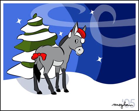 Christmas Donkey by pineapplekitten on DeviantArt