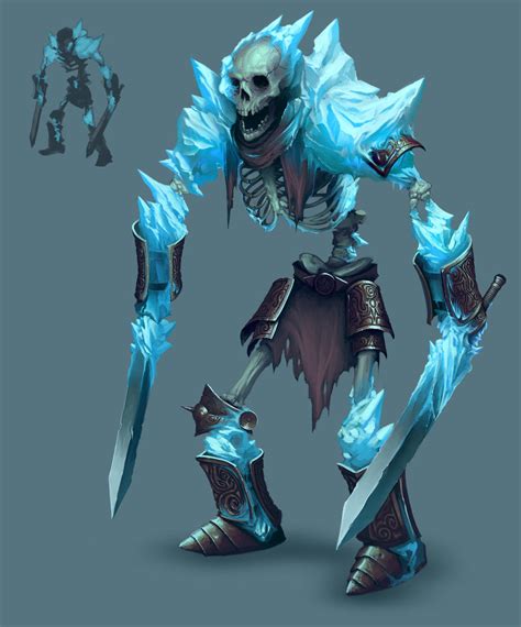 Frozen Maze - Ice Skeleton warrior by MorkarDFC on DeviantArt